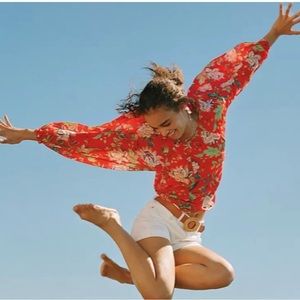 Anthro Lake House blouse